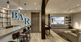 Basement Bar and Entertainment Area: Design and Features