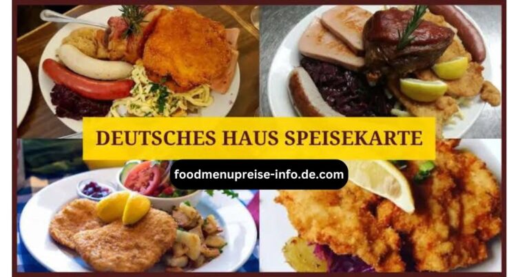 Deutsches Haus Speisekarte