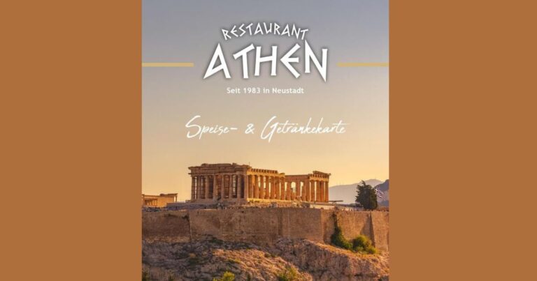Restaurant Athen Speisekarte